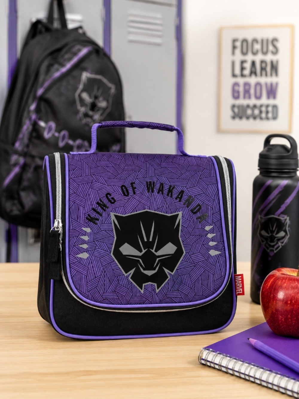 NWT Disney Marvel Black Panther Lunch Tote